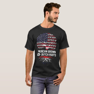 T-shirt américain cultivé avec des racines hollandaises