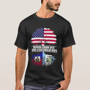 T-shirt Américain cultivé avec le patrimoine du drapeau ha