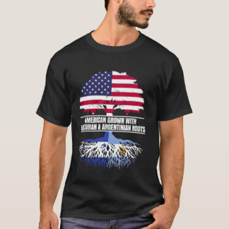 T-shirt Américain cultivé avec le patrimoine du drapeau ho