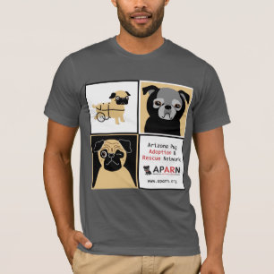T-shirt américain de base d'habillement de carlin