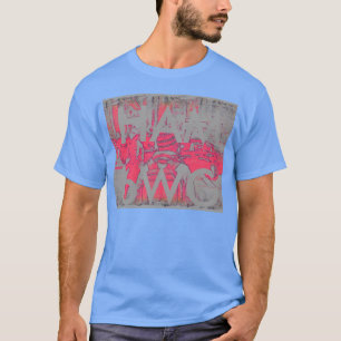 T-shirt américain de base d'habillement de HAMbWG