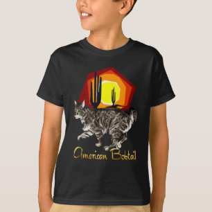 T-shirt américain de queue écourtée