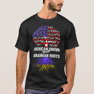 T-shirt Américain développé avec les racines ukrainienn