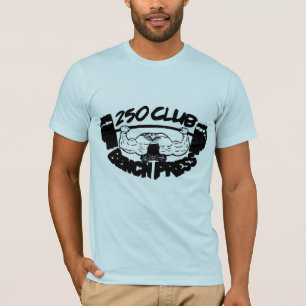 T-shirt américain d'habillement de banc à presse