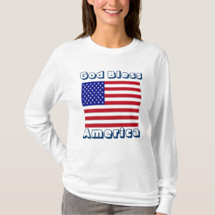 T-shirt américain dieu bénisse l'amérique