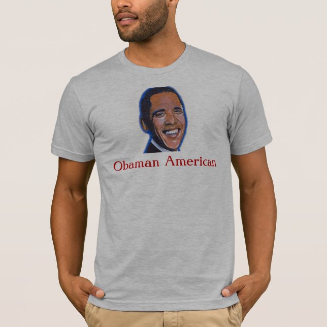 T-shirt Américain d'Obaman (Devant)