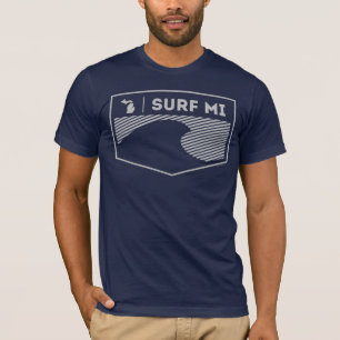 T-shirt américain du Michigan d'habillement de MI