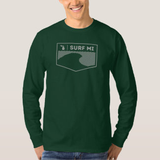 T-shirt américain du Michigan L/S d'habillement de
