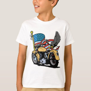T-shirt Américain Eagle de cycliste