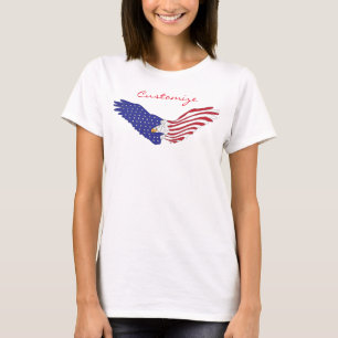 T-shirt Américain Eagle Thunder_Cove patriotique 4 juille