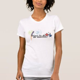 T-shirt Américain fier -