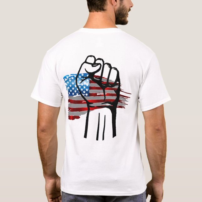 T-SHIRT AMÉRICAIN FIÈRE (Dos)