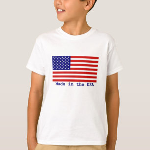 T-shirt américain Flag Kids Made in the USA