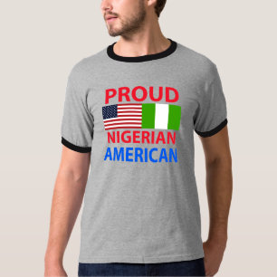 T-shirt Américain nigérien fier