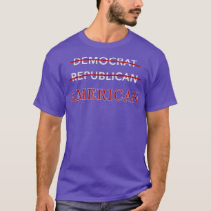 T-shirt Américain Non Démocrate Non Républicain