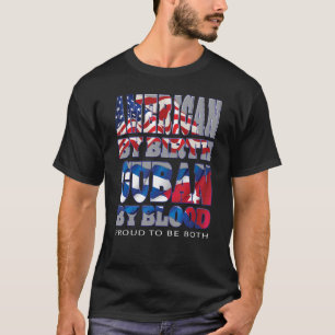 T-shirt Américain Par Naissance Cubain Par Sang Fière D'Êt