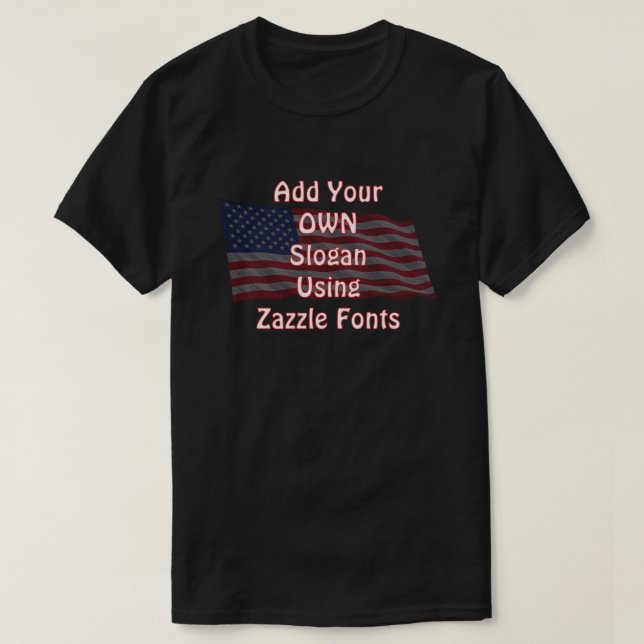 T-shirt Américain patriote (2b) (Design devant)