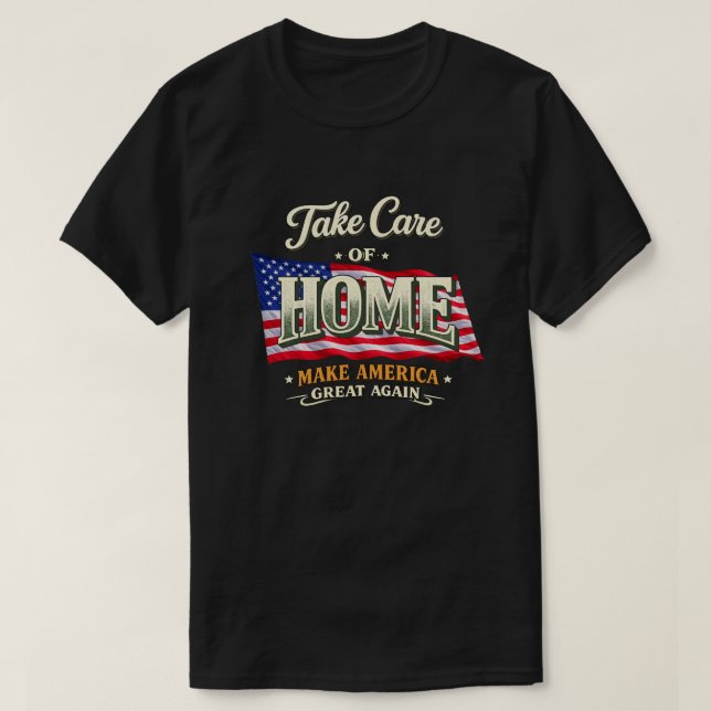 T-shirt Américain patriote (9) (Design devant)