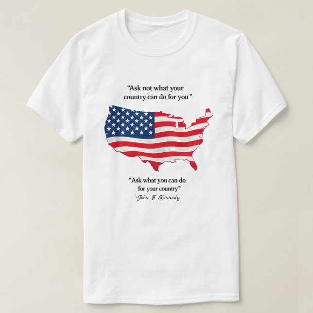 T-shirt Américain patriotique (13b) (Design devant)