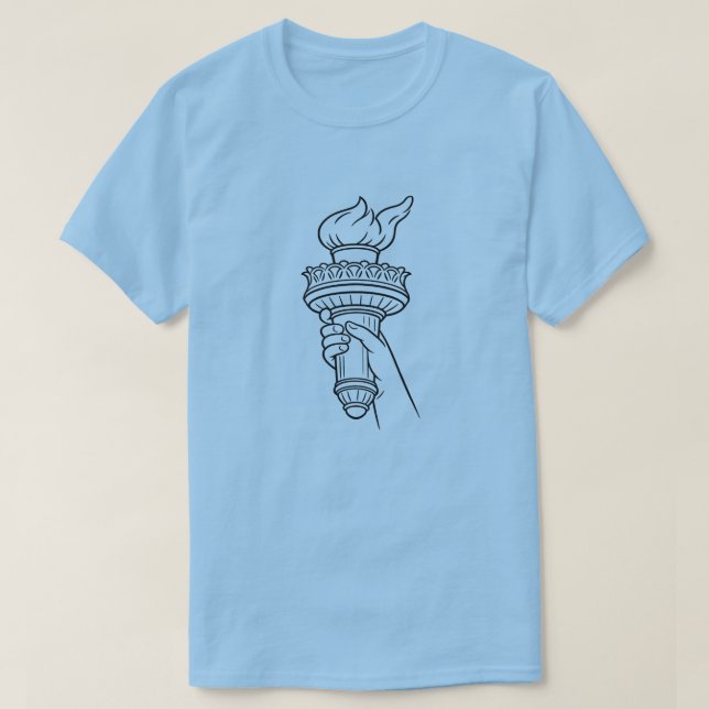 T-shirt Américain patriotique (1b) (Design devant)