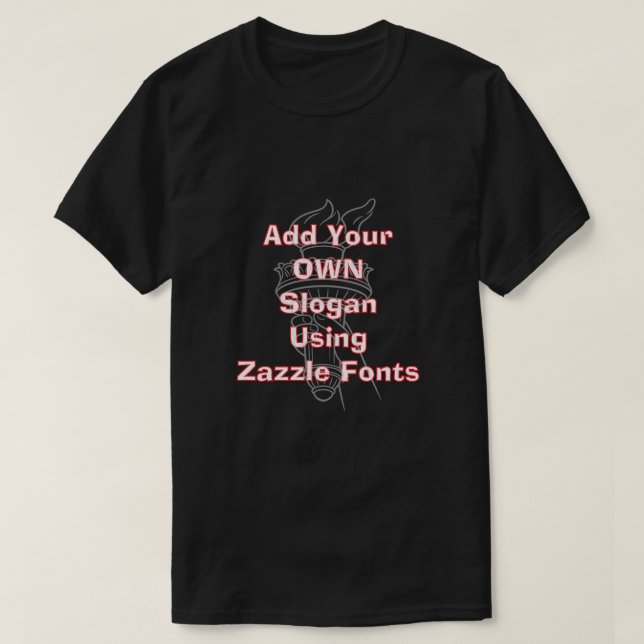 T-shirt Américain patriotique (1c) (Design devant)
