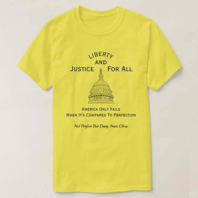 T-Shirt Américain Patriotique (3b) (Design devant)