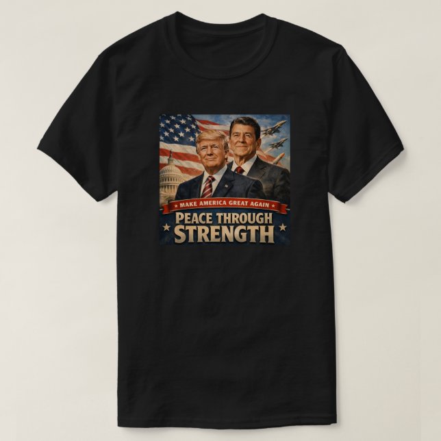 T-Shirt Américain Patriotique (6) (Design devant)