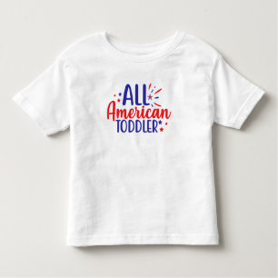 T-shirt américain pour enfants du 4 juillet