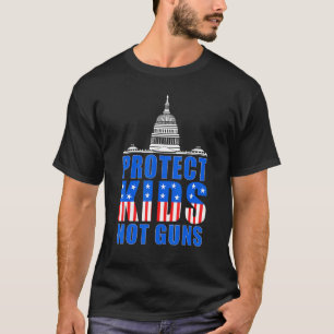 T-shirt Américain Protégez Nos Enfants À Tout Prix Arrêtez