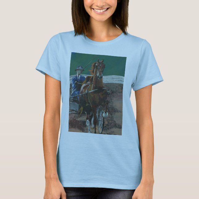 T-shirt Américain Saddlebred - harnais fin (Devant)