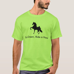 T-shirt Américain Saddlebred - le devenez écolo, montent