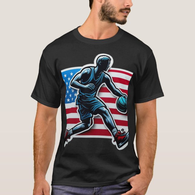 T-shirt américain Slam Dunk (Devant)