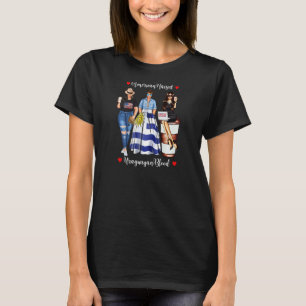 T-shirt Américaine d'origine uruguayenne féminine Drapeau