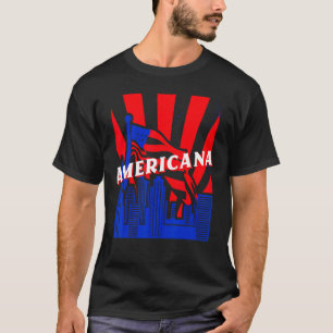 T-shirt Américaine, Ville, Drapeau, BJJ, Jiu-Jitsu, MMA, C