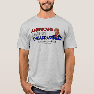 T-shirt Américains contre l'embarras