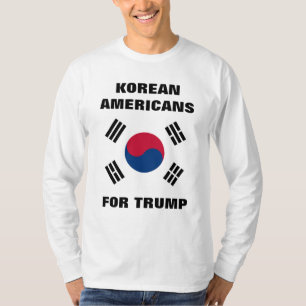 T-SHIRT AMÉRICAINS CORÉENS POUR TRUMP