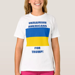 T-SHIRT AMÉRICAINS UKRAINIENS POUR TRUMP !