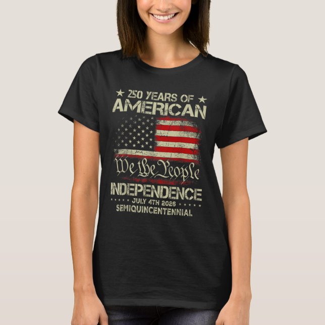T-shirt American 250th Anniversary Celebration 250 Years U (Devant)