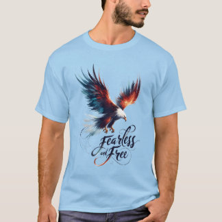 T-shirt American Bald Eagle : Intrépide et libre