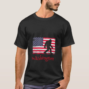 T-shirt American Bigfoot Washington