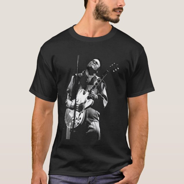 T-shirt American Blues Guitariste Freddie King Par Everard (Devant)
