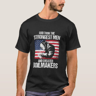 T-shirt American Boilmakers Union Travailleur Plus Forts H