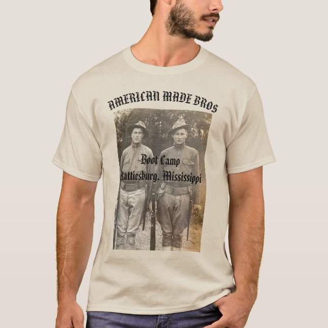 T-shirt American Bros Johnson (Devant)