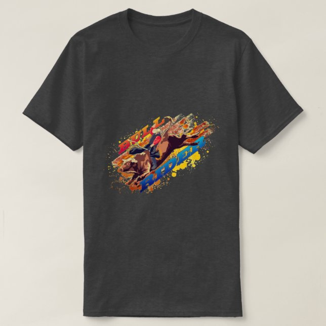 T-shirt American Bull Rider (Design devant)