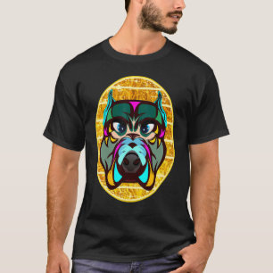 T-shirt American Bulldog Pet Dog Visage Art