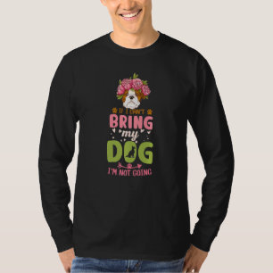 T-shirt American Bulldog Si je ne peux pas amener mon chie