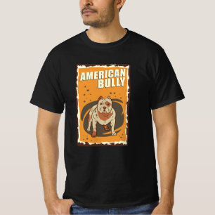 T-shirt American Bully Retro Propriétaire de chiens Bull