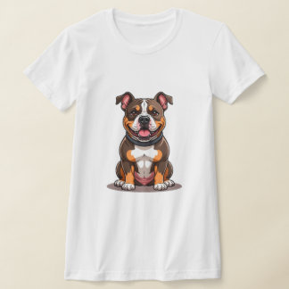 T-shirt American Bully Style de chiot mignon