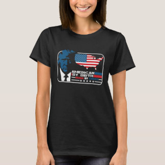 T-shirt American By born Maga par choix Trump 2024