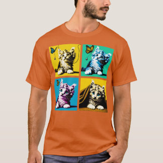 T-shirt American Curl Art Cute Kitties